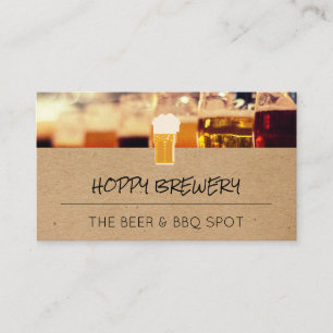 Carte De Visite Brasserie   Pub House