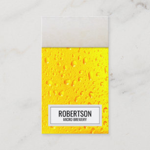 Carte De Visite Brasserie unique