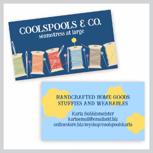 Carte De Visite broches de couleur personnalisées aiguilles fil de