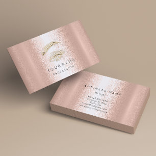 Carte De Visite Brochures professionnelles Maquillage Rose oculair