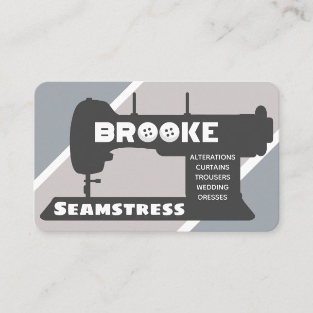 Carte de visite Brooke Seamstress (Devant)