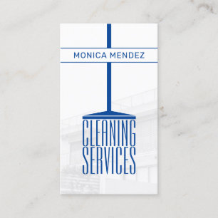 Carte De Visite Broomstick drôle couverture professionnelle 