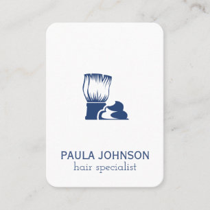 Carte De Visite Brosse et crème de rasage