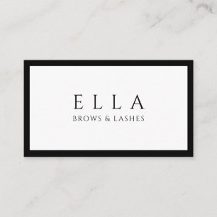 Carte De Visite Brosses et cils Salon Lash Extensions
