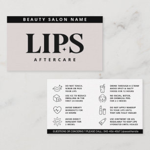 Carte De Visite Brosses roses modernes - Instructions de lancement