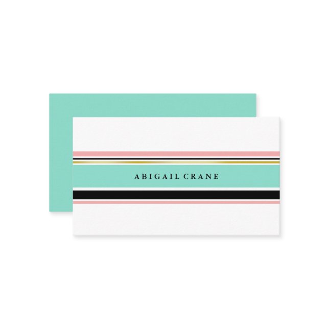 Carte De Visite Broussage & Tissus Élégants (Devant/Arrière en situation)