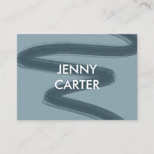 Carte De Visite Broussettes bleues Cool minimalistes simples