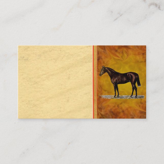 Carte de visite Brown à cheval (Devant)
