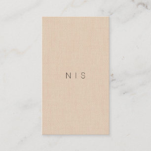 Carte De Visite Brown linéaire minimaliste classique Arrière - p