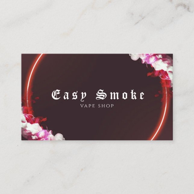 Carte de visite Brown Vape Shop (Devant)