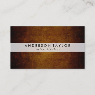 Carte De Visite Brown Vintage élégant