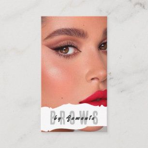 Carte De Visite Broyage PMU Microblading Henna Salon Busin