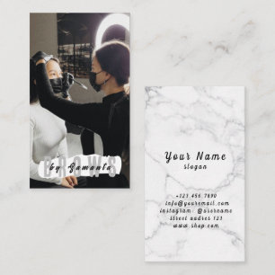 Carte De Visite Broyage PMU Microblading Henna Salon Busin