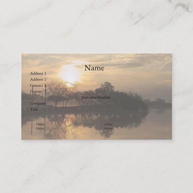 Carte de visite brumeux du jour 9 (Devant)