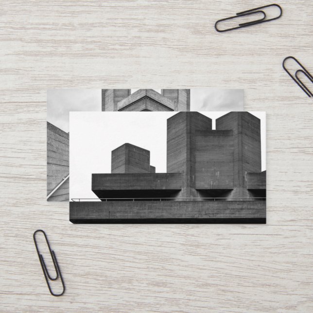 Carte De Visite Brutalisme (Devant/Arrière en situation)