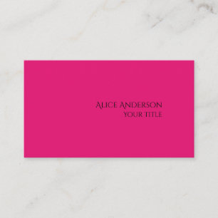 Carte De Visite Budget Simple Créez Votre Propre Rose