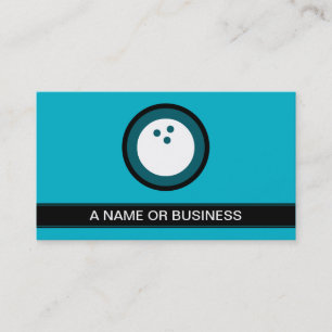 Carte De Visite bulle de boules turquoise