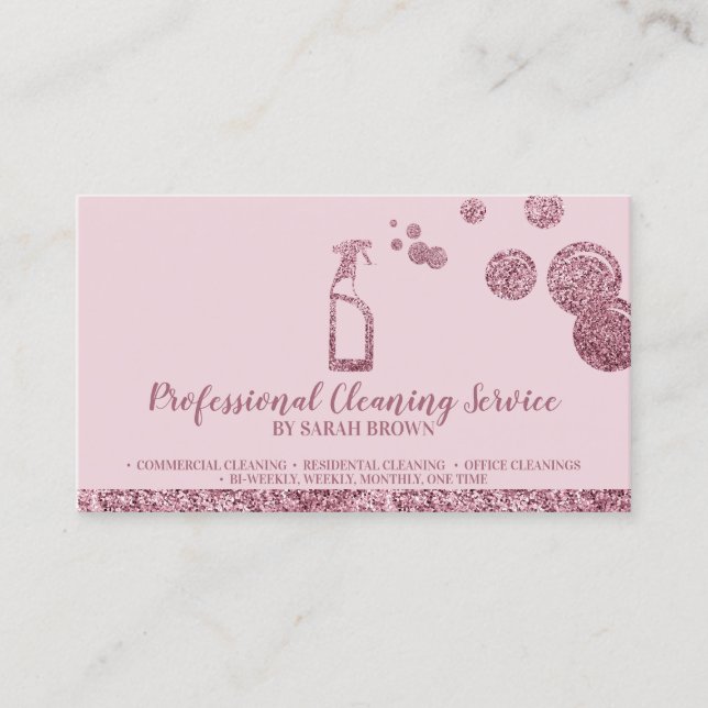 Carte De Visite bulle de spray (Devant)