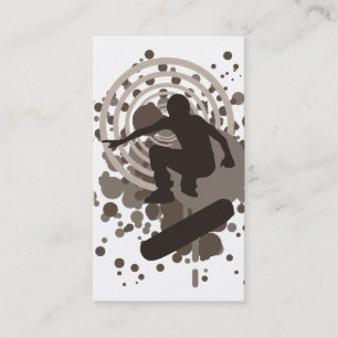 Carte De Visite bulles de skateboard hi-fi
