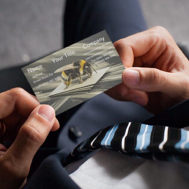 Carte De Visite Bumble Bee Bumblebee éminemment (Créateur téléchargé)