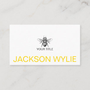 Carte De Visite Bumble Bee Gold Professional