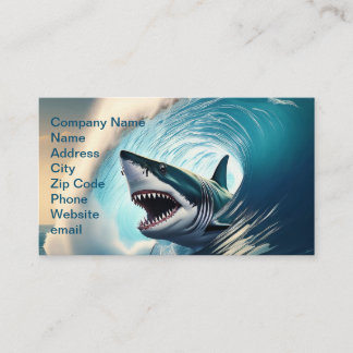 Carte De Visite Bump et Bite de requin