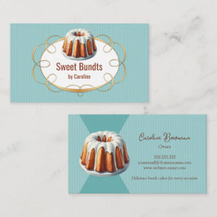 Carte De Visite Bundt Cake Bakery