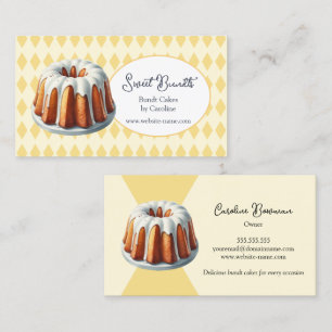 Carte De Visite Bundt Cake Bakery