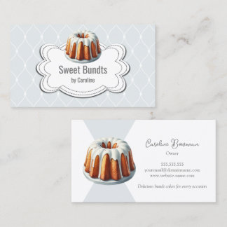 Carte De Visite Bundt Cake Bakery