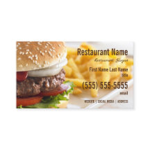 Carte de visite Burger