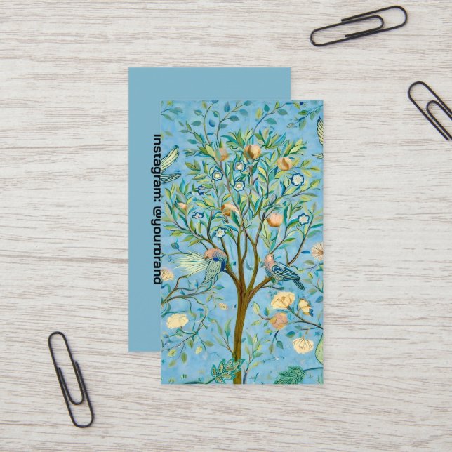 Carte De Visite Business Card (Devant/Arrière en situation)