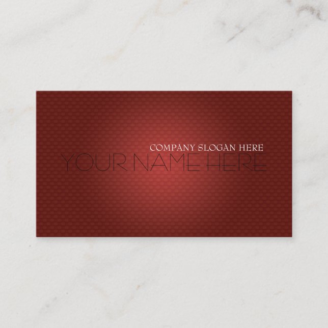 Carte De Visite Business Card Ref_039 (Devant)