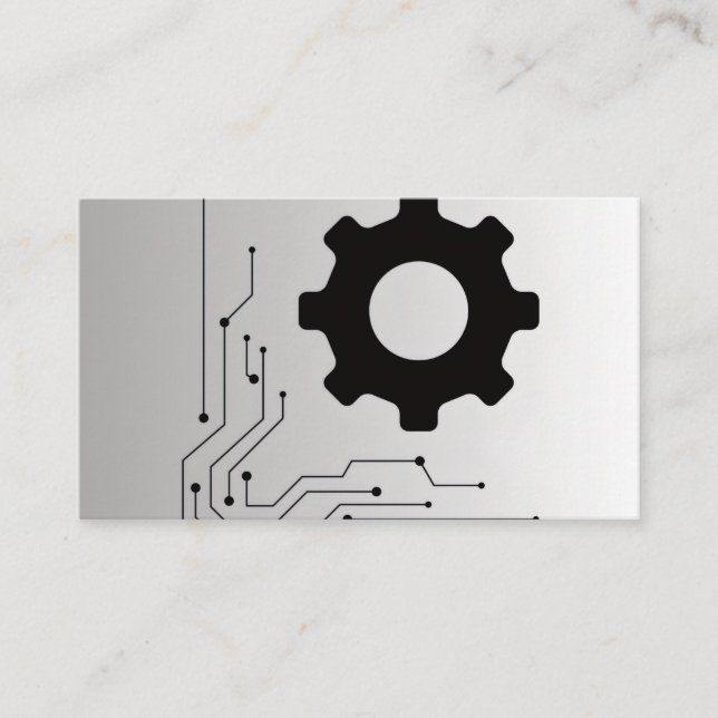 Carte De Visite Business Cards Tech (Devant)