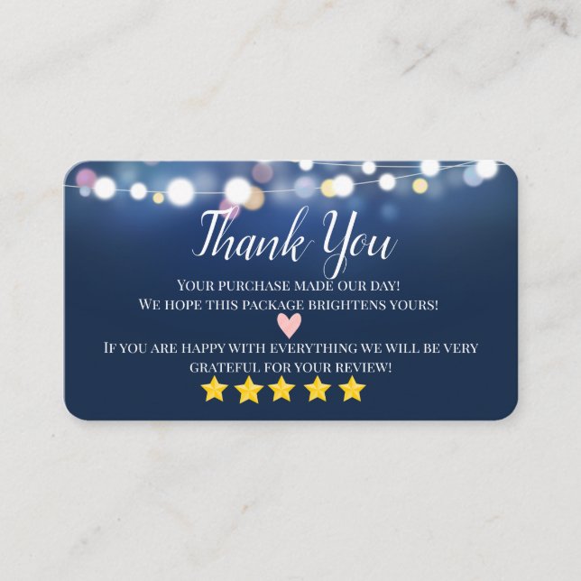 Carte De Visite business merci maison (Devant)