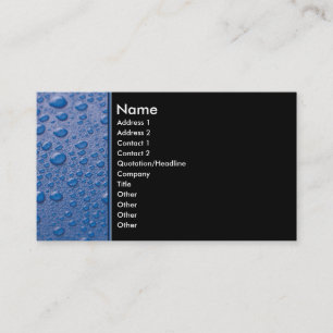 Carte De Visite business_rain