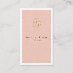 Carte De Visite Business woman VIP Salon Director Stylish Luxury