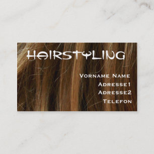 Carte De Visite Businesscard Hairstyist