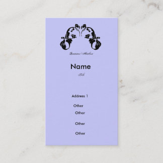 Carte De Visite businesscards élégants de victorian