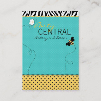 Carte de visite C2 d'abeille d'anniversaire