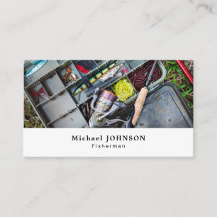 Carte De Visite Cabine de pêche, Pêcheur, Boutique de pêche
