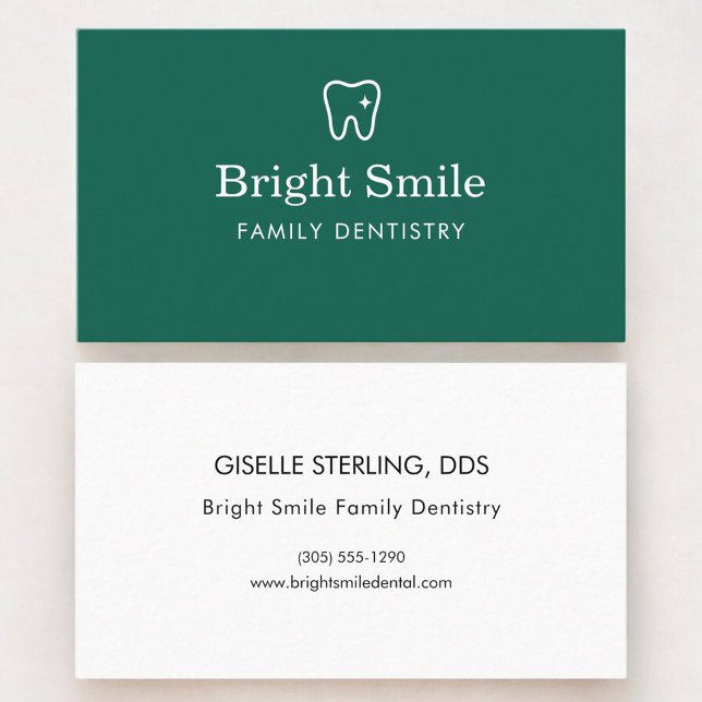 Carte De Visite Cabinet de dentisterie (Créateur téléchargé)
