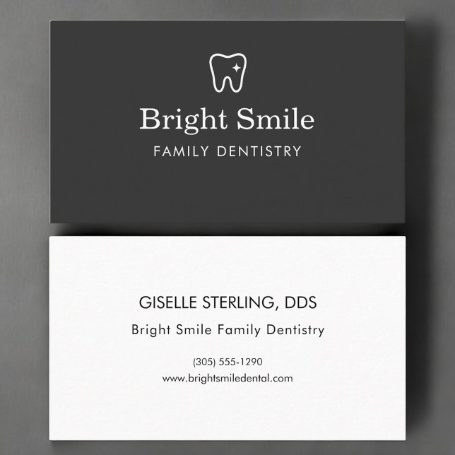 Carte De Visite Cabinet Dentaire Dentisterie (Créateur téléchargé)