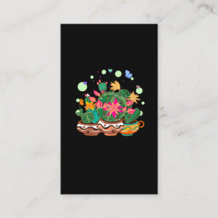 Carte De Visite Cactus Cactus Coloful Flowers Cacti Garden Art