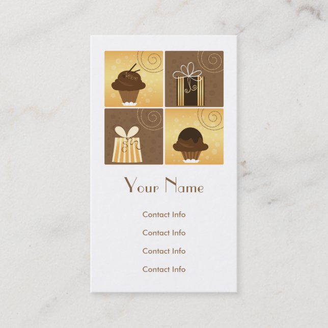 Carte De Visite Cadeau créatif (Devant)