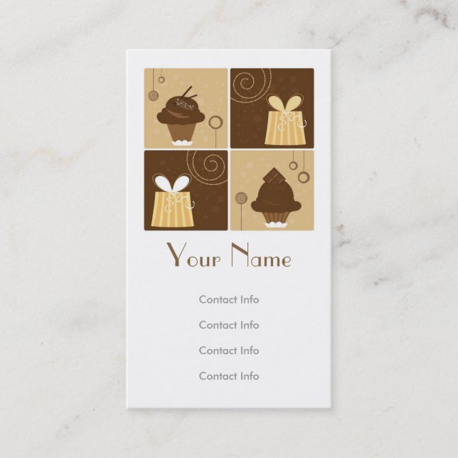 Carte De Visite Cadeau créatif (Devant)