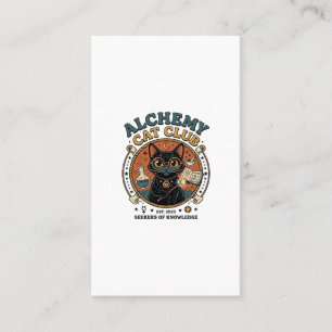 Carte De Visite Cadeau d'amour de chat d'alchimie - Alchemy Cat Cl