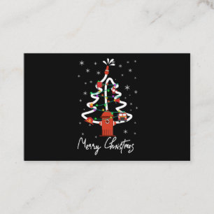 Carte De Visite Cadeau de pompier Joyeux pompier de Noël