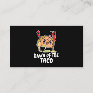 Carte De Visite Cadeau Halloween   L'Aube De L'Halloween Taco