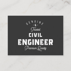 Carte De Visite Cadeau pour ingénieur civil