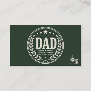 Carte De Visite Cadeaux d'affaires drôles pour la fête des pères